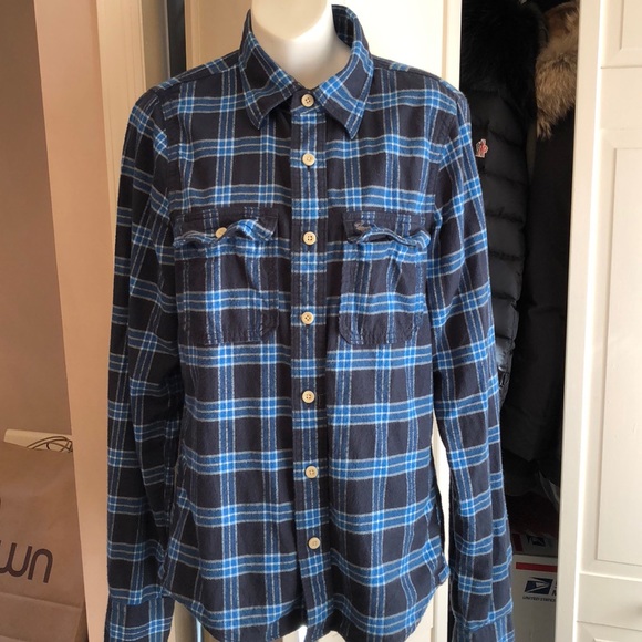 Abercrombie & Fitch Muscle Plaid Shirt - Picture 1 of 4